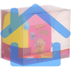 Точилка для карандашей механическая Deli E0629 miYou, 1 отверстие, пластик, ассорти