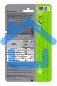Фотобумага Cactus CS-MA523050 A5/230г/м2/50л./белый матовое для струйной печати