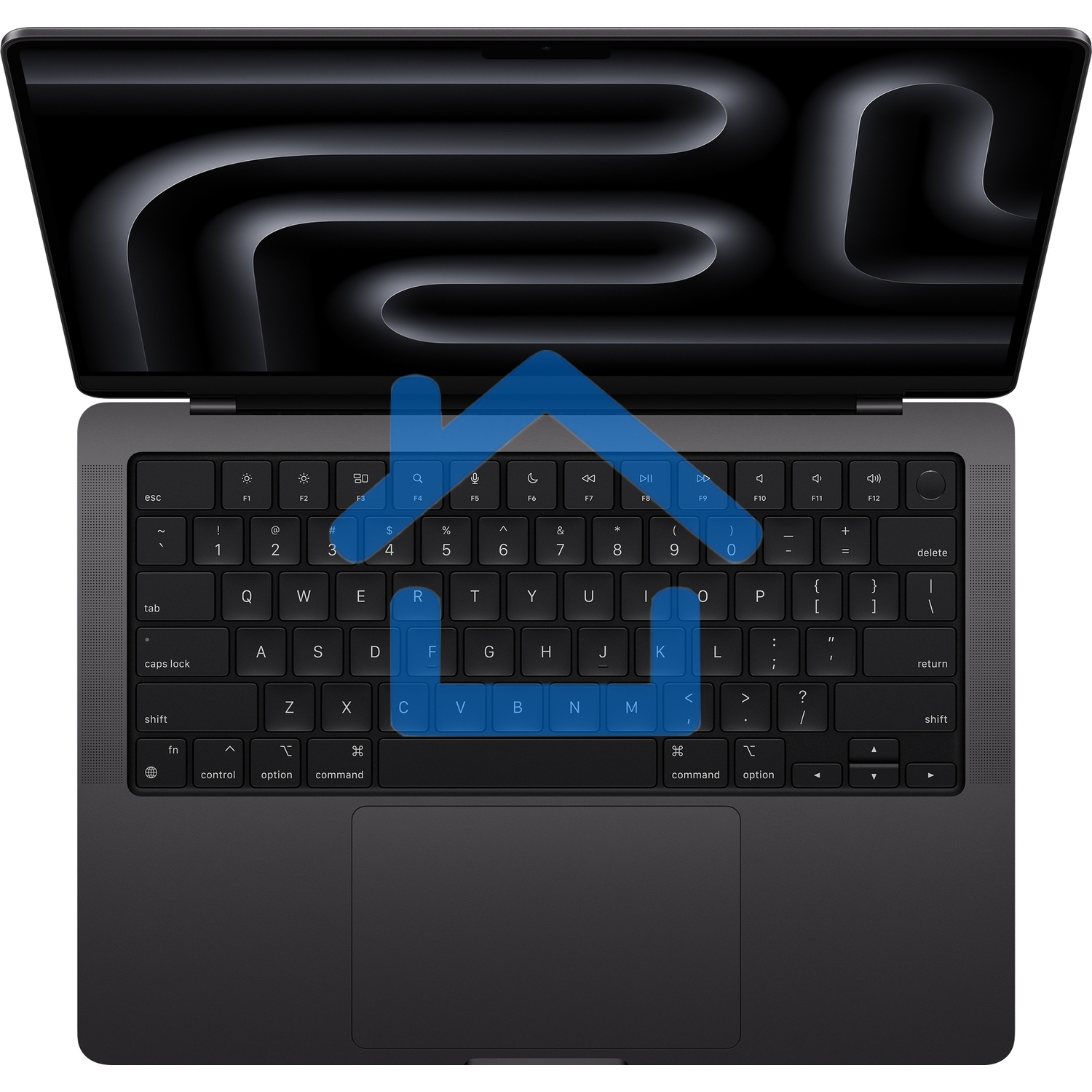 Ноутбук MacBook Pro космический черный Z1FE002BR 14-inch Apple M4 Pro 12-core CPU, 16-core GPU/48Gb/512Gb SSD/RU