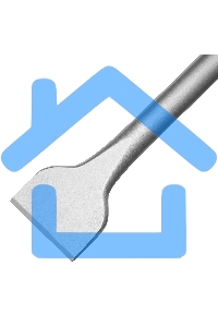 Зубило Denzel плоское, широкое, 25 х 50 х 360 мм, 40Cr, SDS MAX