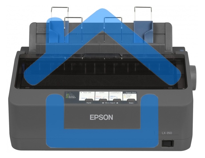 Принтер матричный Epson LX-350 (C11CC24031/C11CC24032), (А4, 357 cps (12 cpi), USB, LPT, COM)