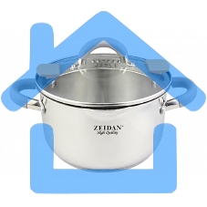 Кастрюля Zeidan Z-50291 5,0 л со сливом - 5.0 л (O22 см), нерж. сталь, внутренняя – матовая полировка, снаружи - комбинированная полировка, шкала литража, стеклянная крышка со сливом, 3-х СЛОЙНОЕ КАПСУЛИРОВАННОЕ ДНО. Подарочная упаковка с пластиковой ручк Кастрюля Zeidan Z-50291 5,0 л со сливом - 5.0 л (O22 см), нерж. сталь, внутренняя – матовая полировка, снаружи - комбинированная полировка, шкала литража, стеклянная крышка со сливом, 3-х СЛОЙНОЕ КАПСУЛИРОВАННОЕ ДНО. Подарочная упаковка с пластиковой ручк
