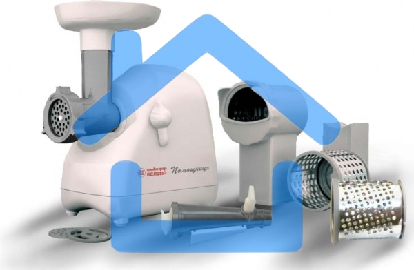 Мясорубка электрическая Белвар КЭМ-П2У 302-09, 1500Вт, насадка для теста, колбас, шинковка, соковыжималка реверс