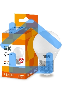Лампа cветодиодная Iek LLE-G45-7-230-30-E27 ECO G45 шар 7Вт 230В 3000К E27 IEK