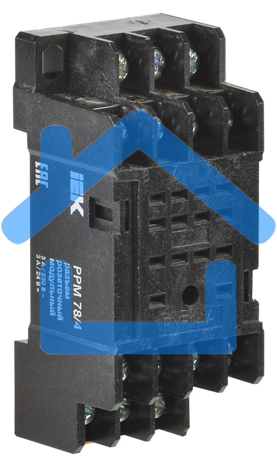 Разъем РРМ78/4(PYF14A) для РЭК78/4(MY4) модульный RRP20D-RRM-4 IEK