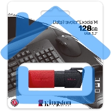Флешка USB Kingston 128 Gb DataTraveler Exodia M DTXM/128 Gb USB 3.0