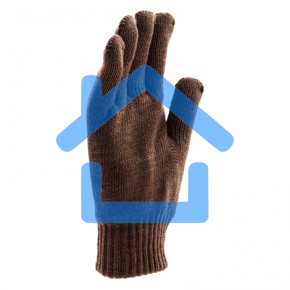 Перчатки трикотажные, двойные, полушерстяные, Россия Сибртех