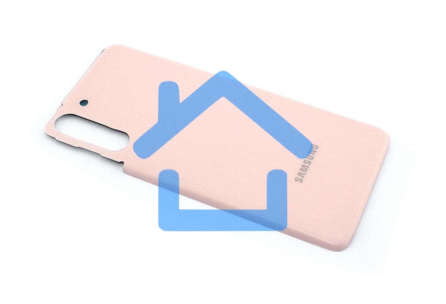 Задняя крышка для Samsung Galaxy S21 G991 розовая