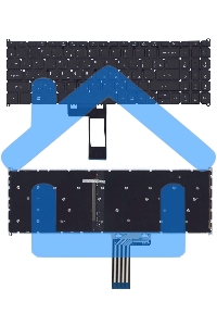 Клавиатура для ноутбука Acer Swift 3 SF315-51 черная с подсветкой