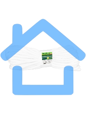 Шнур хозяйственный Сибртех D 9 мм, L 25 м, полиэфирный, Россия