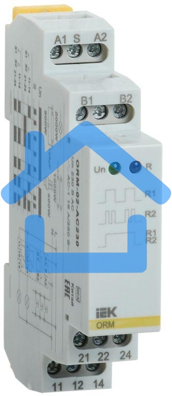 Реле импульсное ORM 2 конт. 230В AC ИЭК ORM-02-AC230