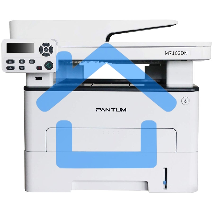 МФУ лазерное Pantum M7102DN, A4, ч/б, печ. до 33 стр/мин., скан. до 24 стр/мин., 1200x1200dpi, USB, RJ-45