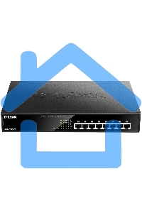 Коммутатор D-Link DGS-1008MP/B1A