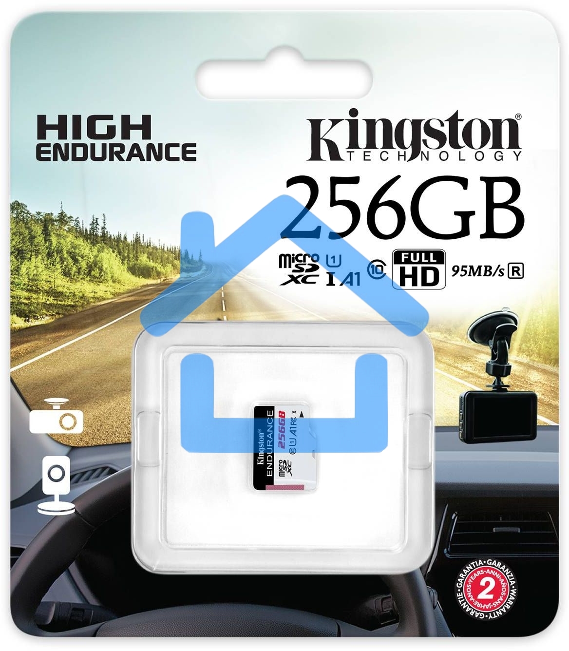 Флеш карта microSDXC 256Gb Kingston SDCE/256Gb High Endurance w/o adapter
