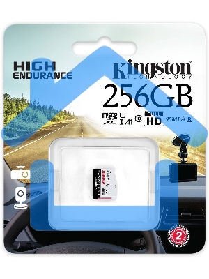 Флеш карта microSDXC 256Gb Kingston SDCE/256Gb High Endurance w/o adapter