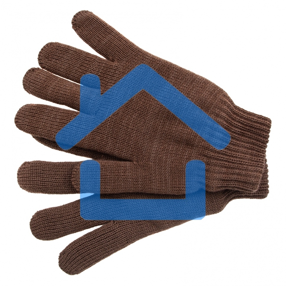 Перчатки трикотажные, двойные, полушерстяные, Россия Сибртех