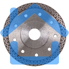 Круг алмазный GROSS 73053 Ф125х22мм сплошной по керамике