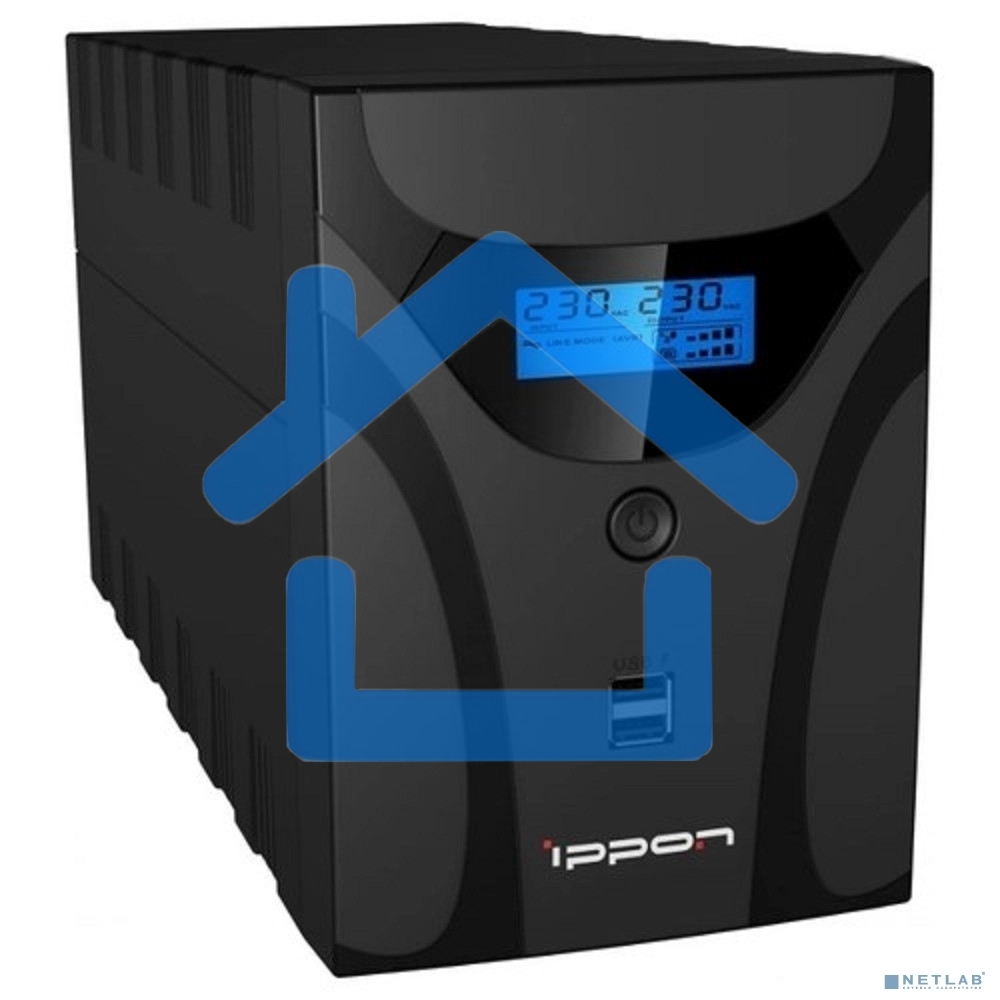 Источник бесперебойного питания Ippon Smart Power Pro II 2200 1200Вт 2200ВА черный