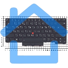 Клавиатура для ноутбука Lenovo ThinkPad L14 gen 1/2 черная с подсветкой