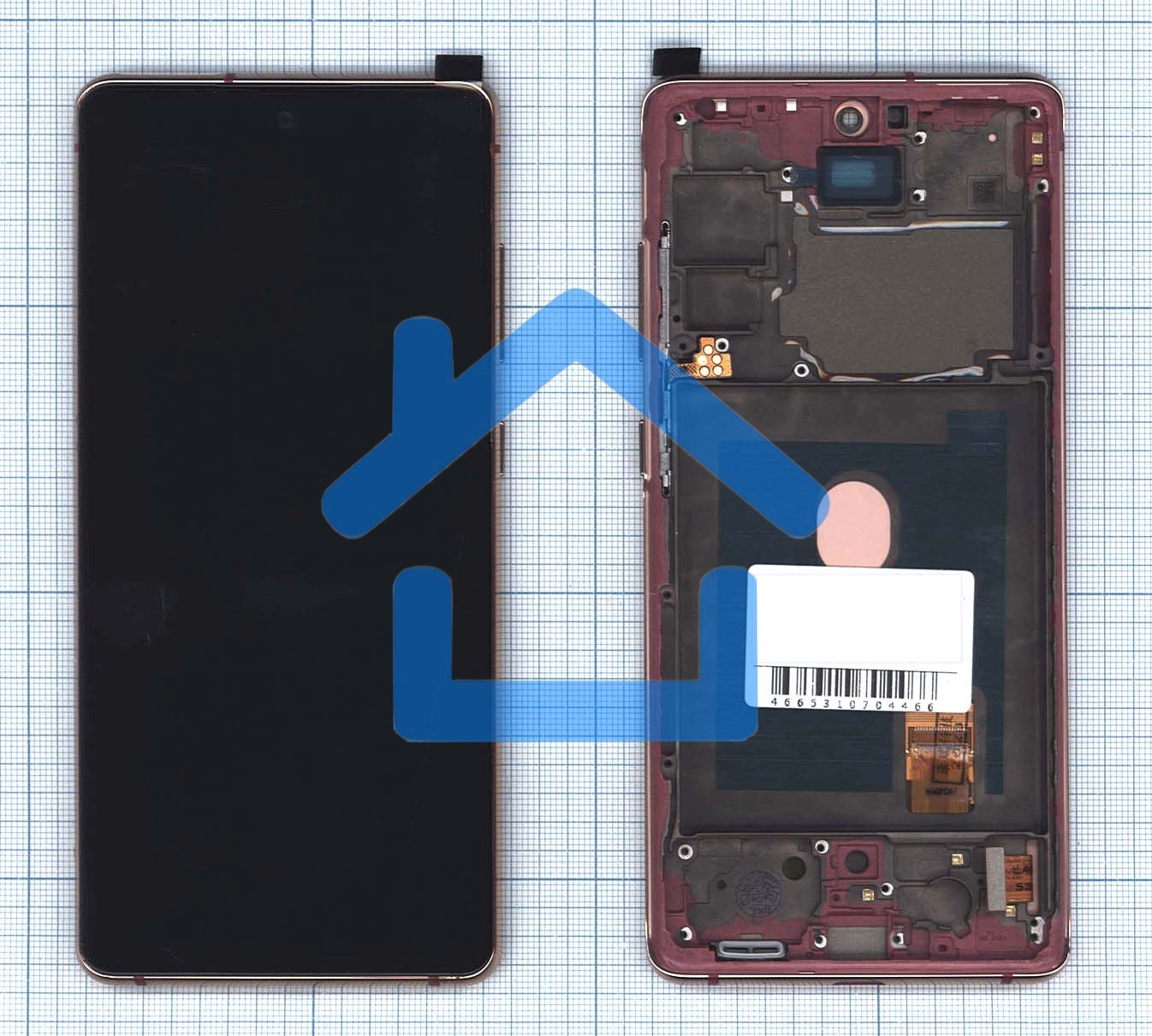 Дисплей для Samsung Galaxy S20 FE SM-G780F оранжевый