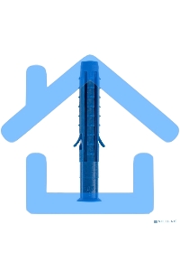 Дюбель распорный KRANZ 8х60, синий, пакет (50 шт./уп.)