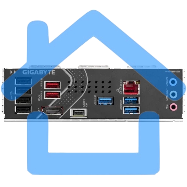 Материнская плата Gigabyte Z890 EAGLE, LGA 1851, Intel Z890, 4xDDR5, 4xSATA, 4xM.2, 1xPCIe 5.0 x16, 2xPCIe 4.0 x4, 1xDP, 1xUSB-C, 1x 2.5Gb LAN, 4xUSB-A 3.2 Gen 1, 2xUSB-A 3.2 Gen 2, 3x3.5 мм, 7.1, 1xUSB4, ATX