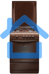 Плита газовая Gefest ПГ 1200-С7 К89 коричневый, конфорок 4 шт, духовка 63 л, 60 см x 85 см x 60 см