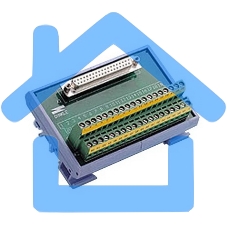 Клеммный адаптер ADAM-3937-BEс разъемом DB-37, монтаж на DIN рейку Advantech