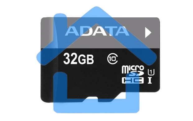 Флеш карта microSDHC 32Gb ADATAUHS-1 CL10 (AUSDH32GUICL10-RA1) + SD adaptor
