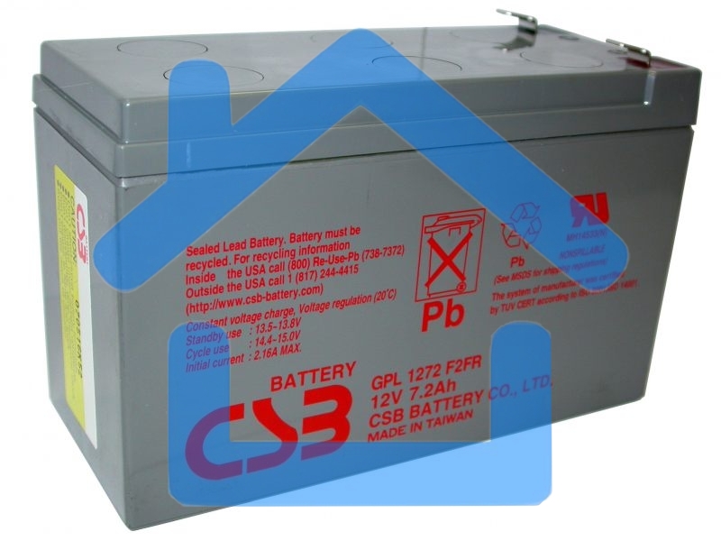 Аккумулятор CSB GPL1272 F2FR (12V 7.2Ah )