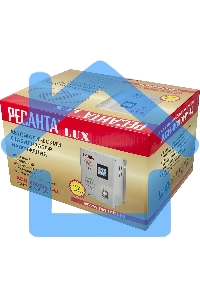 Стабилизатор напряжения Ресанта АСН-8 000 Н/1-Ц 63/6/17 Стабилизатор Lux 220В±8%, Габ. 305х190х360, Вес 15кг