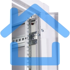 Шкаф телекоммуникационный напольный ЭКОНОМ 42U (600 × 800) дверь металл 2 шт.