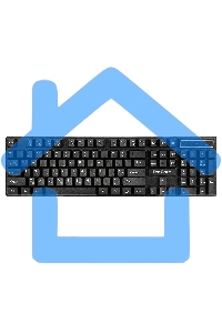 Комплект клавиатура + мышь ExeGate Professional Standard Combo MK110 (клавиатура влагозащищенная 104кл. + мышь оптическая 1000dpi, 3 кнопки и колесо прокрутки, длина кабелей 1,5м; USB, черный, Color Box)