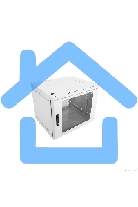 Шкаф настенный ЦМО ШРН-12.650 12U 600x650мм пер.дв.стекл несъемные бок.пан. 50кг серый