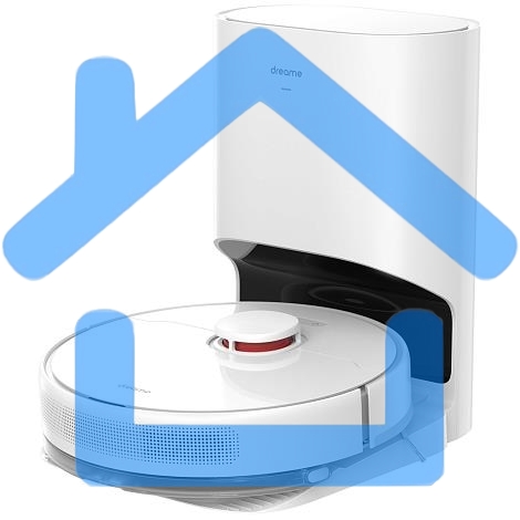 Робот-пылесос Dreame RLS3D Vacuum and Mop D10 Plus белый, 46 Вт, 5200 мА·ч Li-Ion, уборка сухая/влажная, пылесборник контейнер 0.4 л