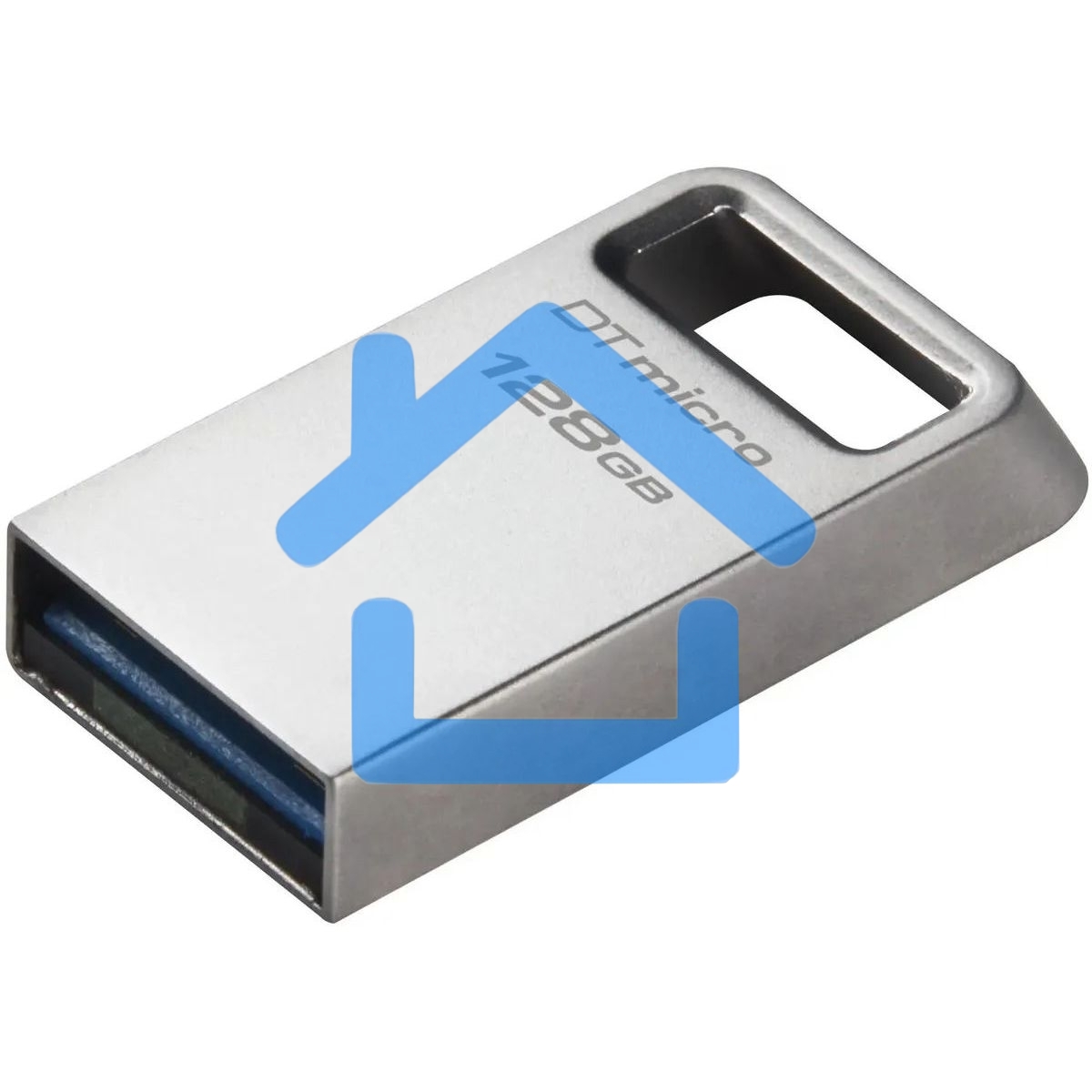 Флешка USB R/W Kingston 128Gb DataTraveler Micro DTMC3G2/128Gb USB3.0 серебристый
