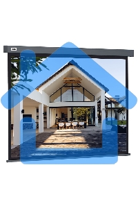 Экран Cactus 206x274см Wallscreen CS-PSW-206X274-SG 4:3 настенно-потолочный рулонный серый