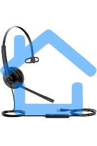 Гарнитура проводная Yealink UH34 Mono UC