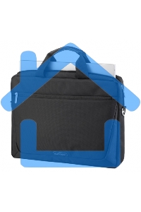 Сумка для ноутбука Сумка SUMDEX PON-117 (BK) нейлон, черная до 17