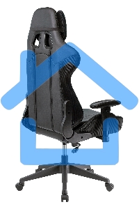 Кресло игровое A4Tech Bloody GC-500, черный, эко.кожа, крестовина пластик