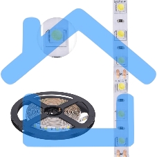 Лента светодиодная 3 м 12 В 5050 6500 К IP23 60 LED/м для БП с клеммами LAMPER