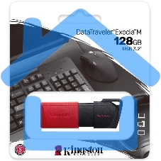 Флешка USB Kingston 128 Gb DataTraveler Exodia M DTXM/128 Gb USB 3.0