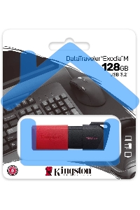 Флешка USB Kingston 128 Gb DataTraveler Exodia M DTXM/128 Gb USB 3.0