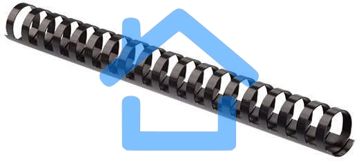 Пружины для переплета пластиковые Fellowes Lamirel LA-7867701 16мм черный 100 шт