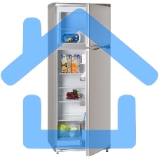 Холодильник Atlant МХМ-2835-08 серебристый двухкамерный 202/70л морозилка сверху