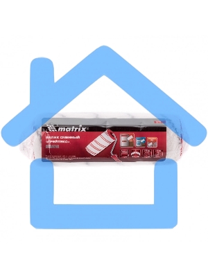 Валик сменный Matrix ГРЕЙТЕКС, 180 мм, ворс 12 мм, D - 48 мм, D ручки - 8 мм, полиакрил