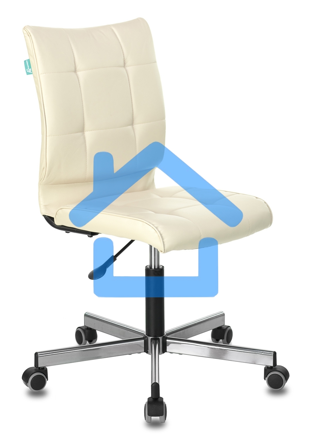 Кресло компьютерное Бюрократ CH-330M/BEIGE бежевый, искусственная кожа, крестовина металл, без подлокотников