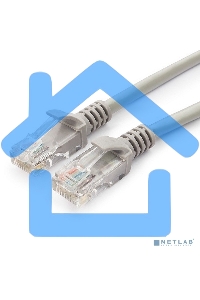 Патч-корд медный UTP Cablexpert PP10-50M кат.5e, 50м, литой, многожильный (серый)