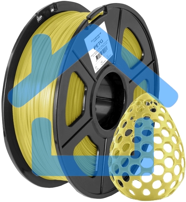 Пластик для принтера 3D Cactus CS-3D-PETG-1KG-T-YELLOW PETG d1.75мм 1кг 1цв.