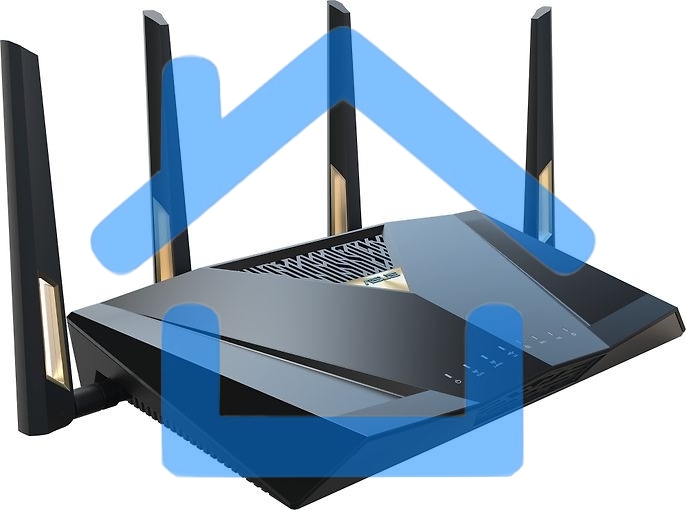 Маршрутизатор ASUS RT-BE88U, черный/желтый, 90IG08V0-MO3N0V